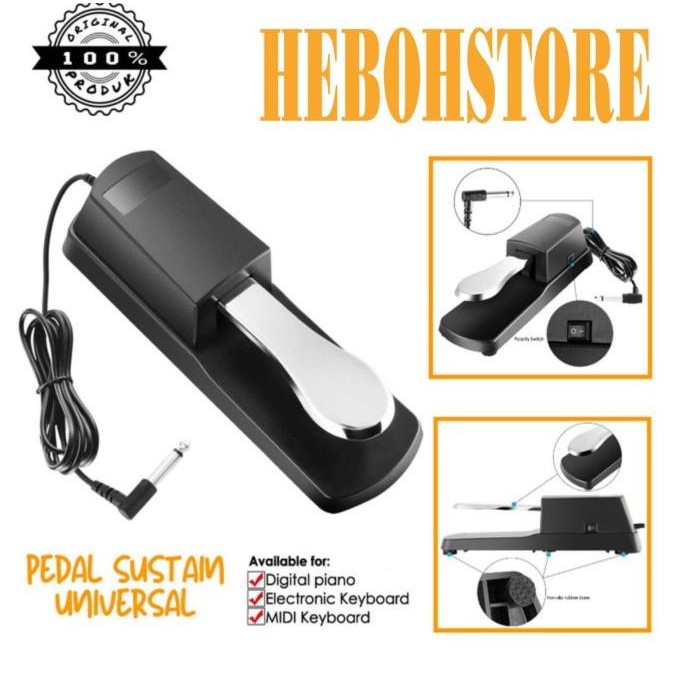 Sustain Pedal Keyboard Universal Angelet Yamaha/ Sustain Semua Merek Co