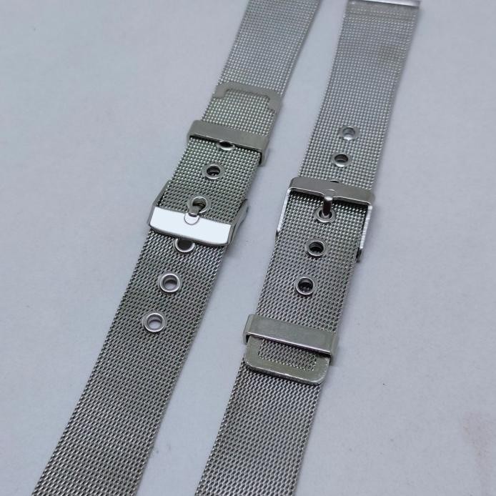 Rantai jam tangan shark mesh bracelet strap 18mm stainless vintage murah