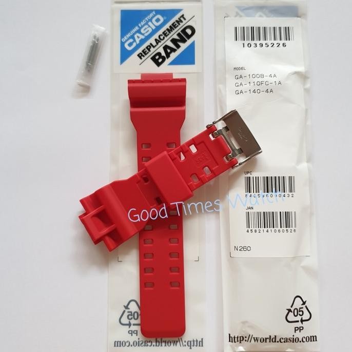 Band G-Shock GA-100B-4A / GA-110FC-1A , Casio Original Strap murah