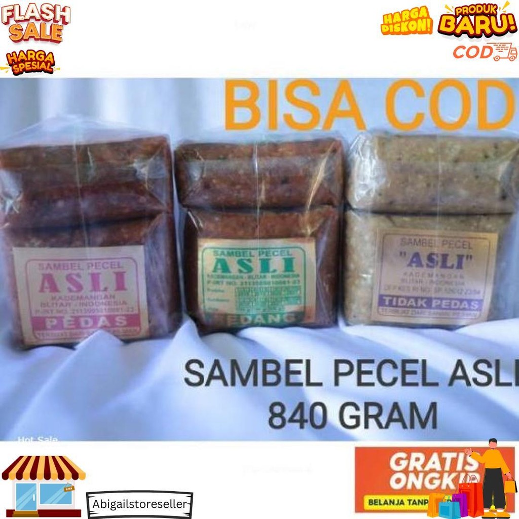 

[Promo] Sambel Pecel Asli Blitar 840 Gram