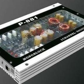 power mobil THE PUNCH P 881 monoblock subwoofer mobil