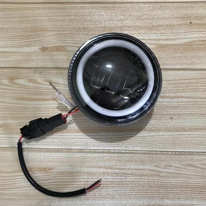 TERBARU - lampu daymaker vespa super 66 bulat vbb vba vnb