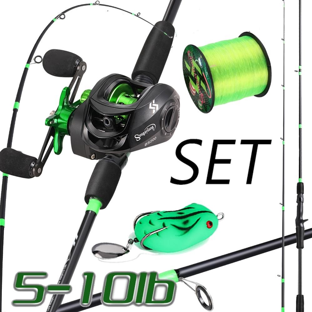 SOUGAYILANG JORAN PANCING SET 1.8M / 2.1M JORAN PANCING FISHING ROD FISHING REEL FISHING LINE FISHIN