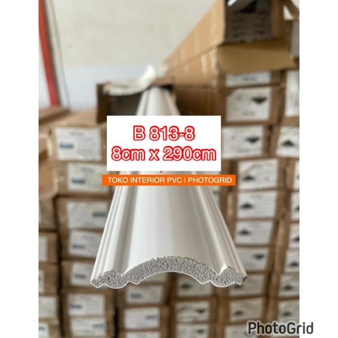 Terlaris Wall moulding PVC list dinding list profile list moulding SALE