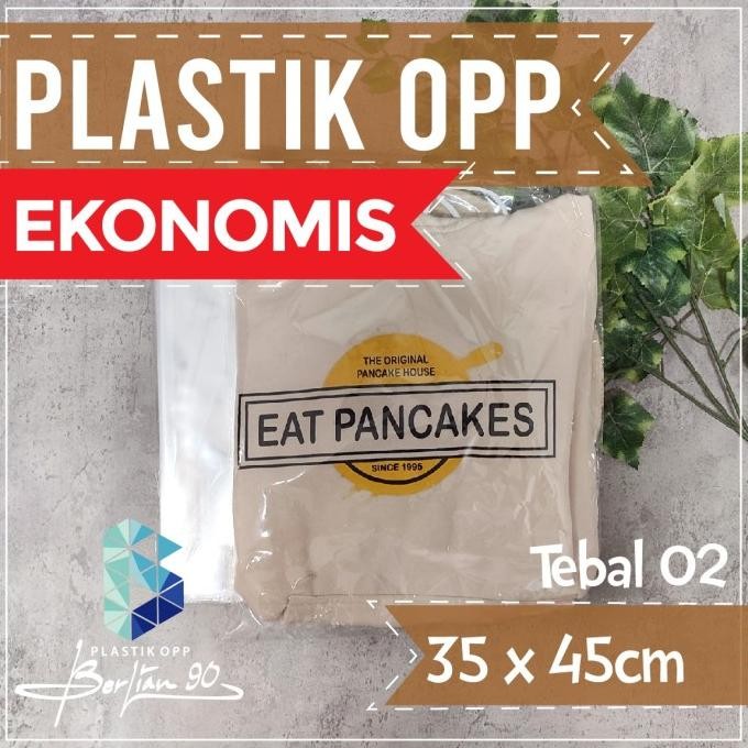 Plastik Opp 35x45 Cm Plastik Opp Seal /  Plastik Opp Lem 02 Mic murah