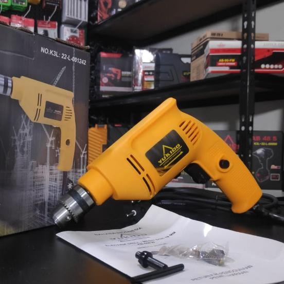 NEW YUKIDO Mesin Bor Listrik 10mm Bolak Balik Electric Drill ORIGINAL YUKIDO JAPAN TECHNOLOGY - Bor 