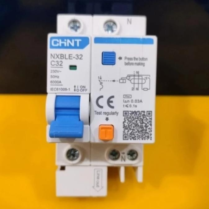 Elcb 1P + N 6A,10A,16A,20,A Chint New Stok