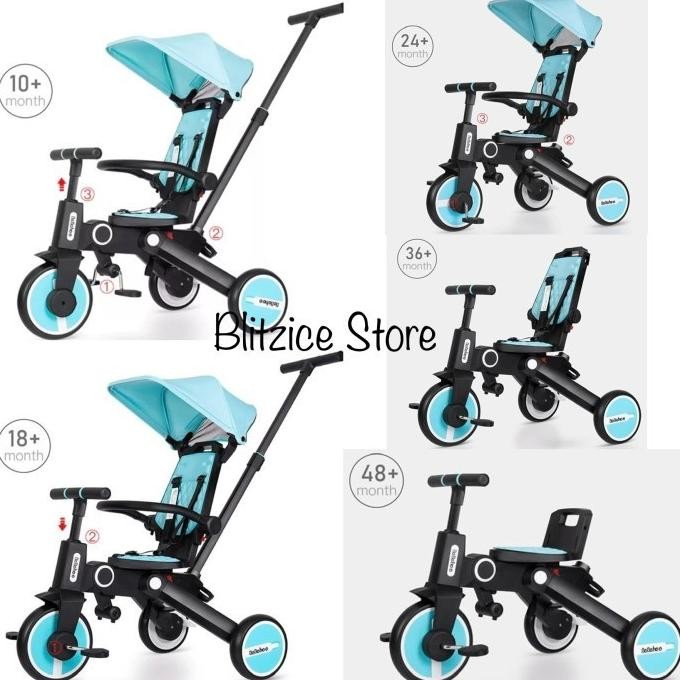 Sale Bebehoo 7 In 1 Gen 2 Baby Stroller Sepeda Bayi Lipat Folding Trike