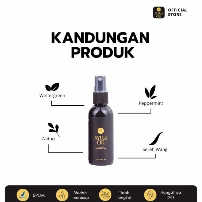 Sale Ayriz Oil 100Ml Minyak Terapi Herbal , Minyak Terapi Original