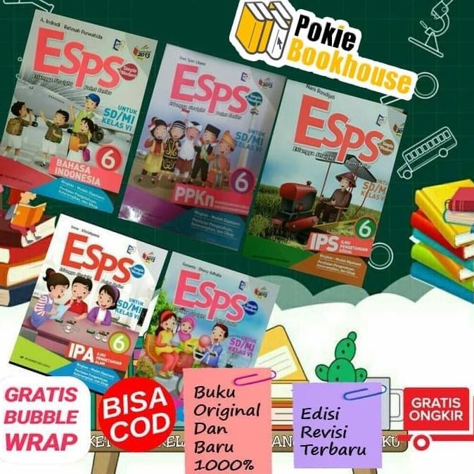 

BEST SELLER ORIGINAL PAKET ESPS KELAS 6 SD K13N ISI 5 BUKU ERLANGGA