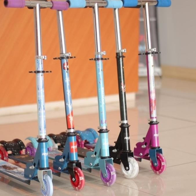 ~~~~~] Scooter RMB anak otoped skuter spidermen frozen kado ulang tahun anak