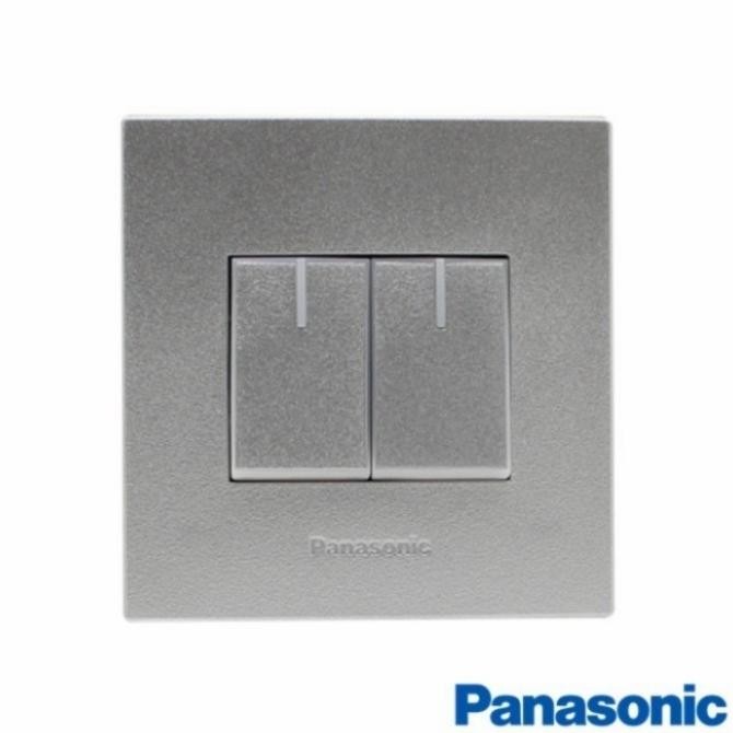 Promo SAKLAR SERI PANASONIC SILVER STYLE /Panasonic saklar seri silver style COD