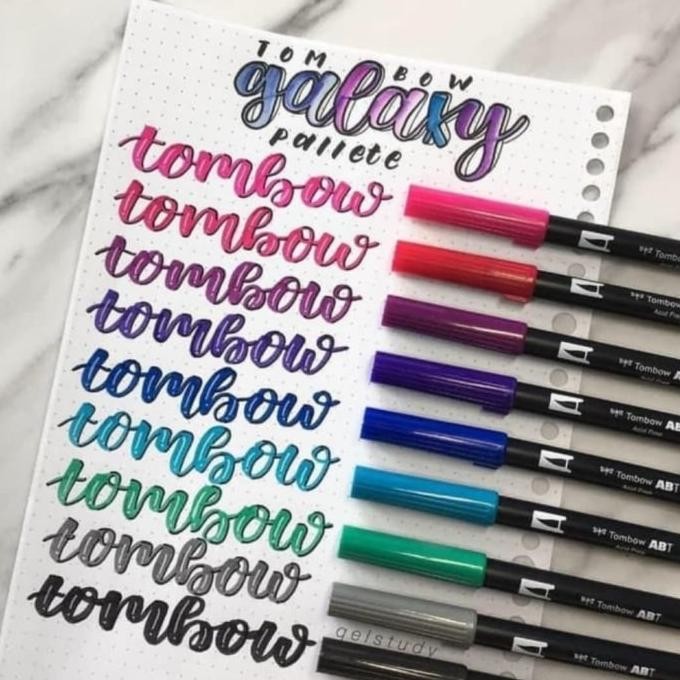 

TOMBOW ABT DUAL BRUSH PEN COLOR SET 10 GALAXY PALETTE, BRUSHPEN