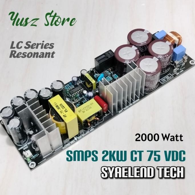 Smps 2Kva Ct 75Vdc Lc Series Resonant 2Kw 75V Llc For Audio 2000W New Stok