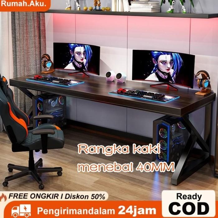 Meja Komputer Meja Kantor 160CM Meja Pc Meja Gaming Meja Kantor Besi