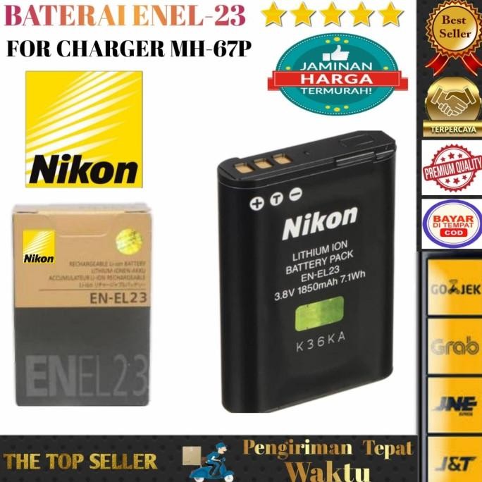 Produk Baru BATERAI NIKON EN-EL23 FOR COOLPIX P900 P610 S810C P600 BATTREY NIKON
