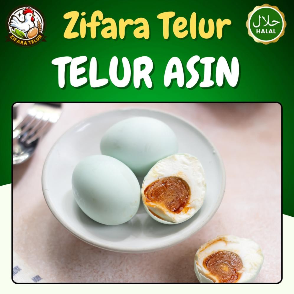 

Fh-46 Zifara Telur - 1 Butir Telur Bebek Asin Matang Premium