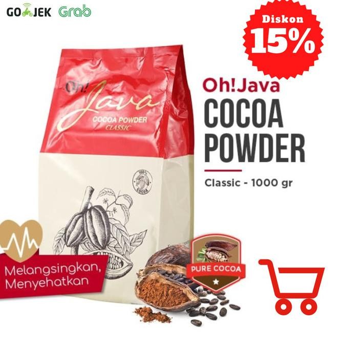 

BARU JAVA COCOA POWDER CLASSIC FLAVOR 1000G| ASLI (BUKAN REPACK)