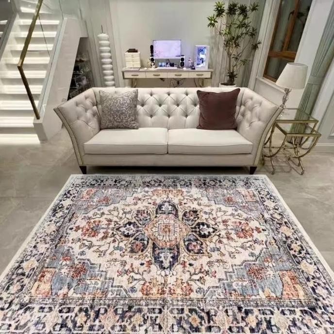 Karpet lantai anti slip, karpet import dekorasi, karpet bohe jumbo ..