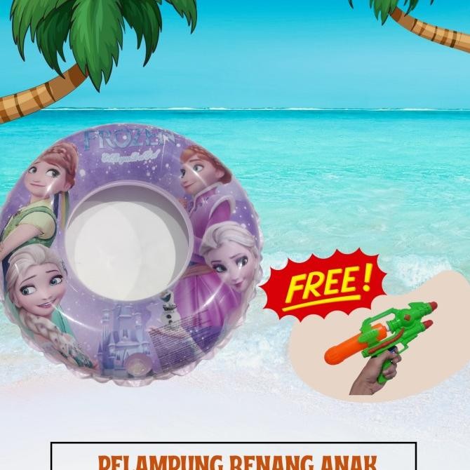 ><><><] Pelampung Renang anak Swim Ring karakter donat ban berenang