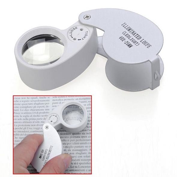 

Sale! Loupe Magnifier 40x LED Light Zoom Mikroskop Microscope Kaca Pembesar