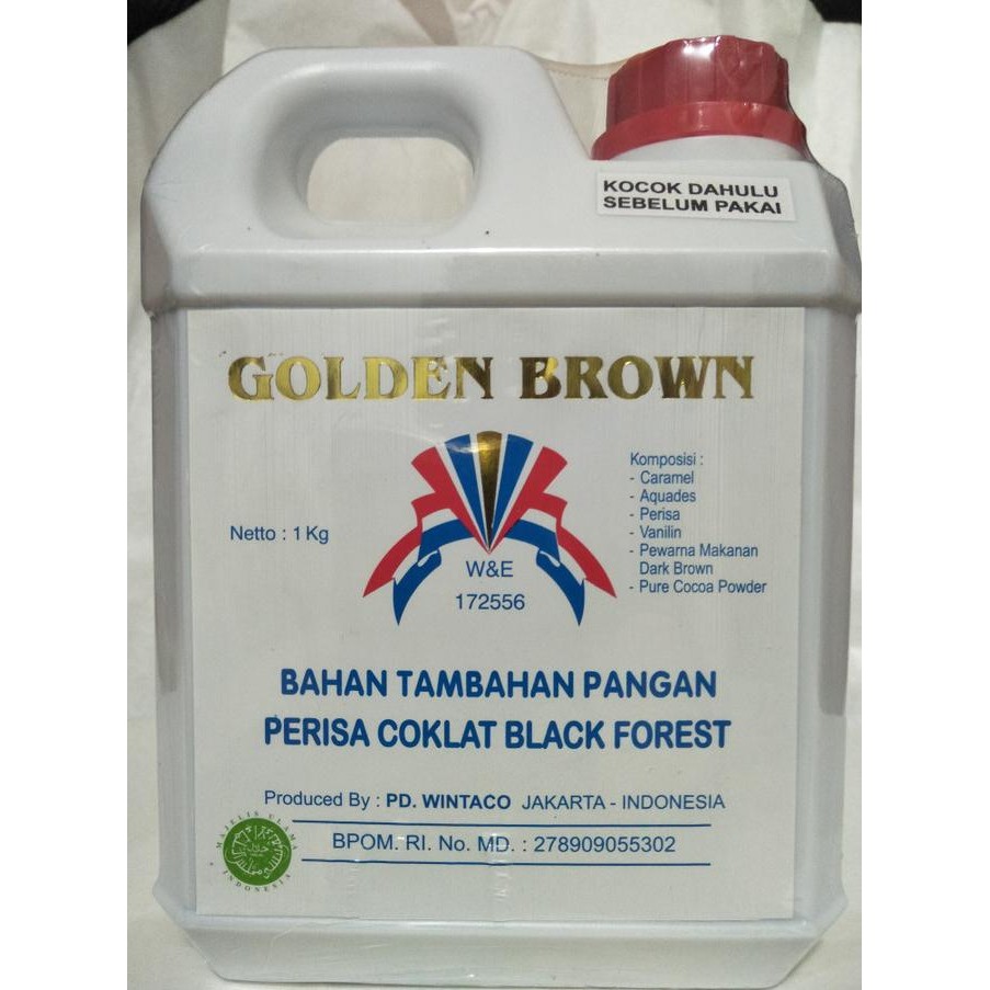 

Terbaru 1Kg Perisa Coklat Blackfores Golden Brown