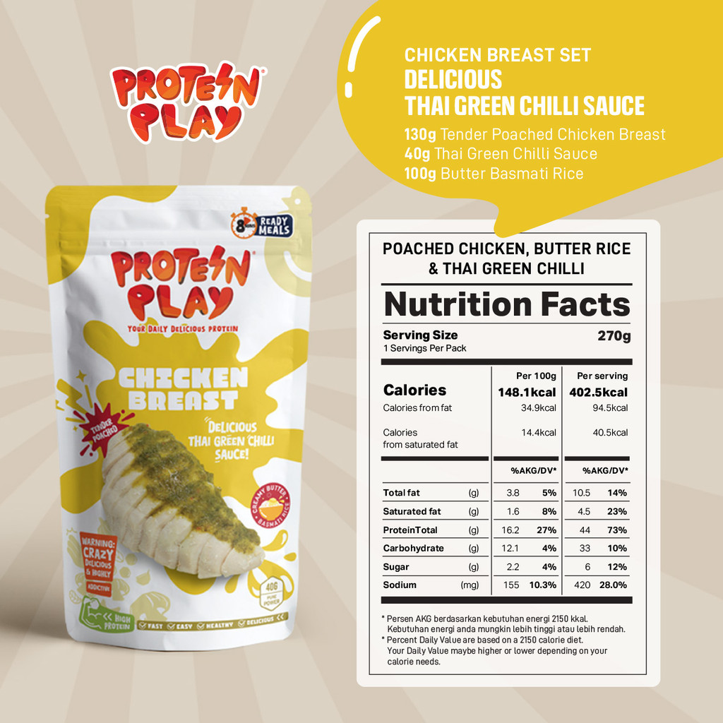 

Protein Play Chicken Thai Green Chilli Set