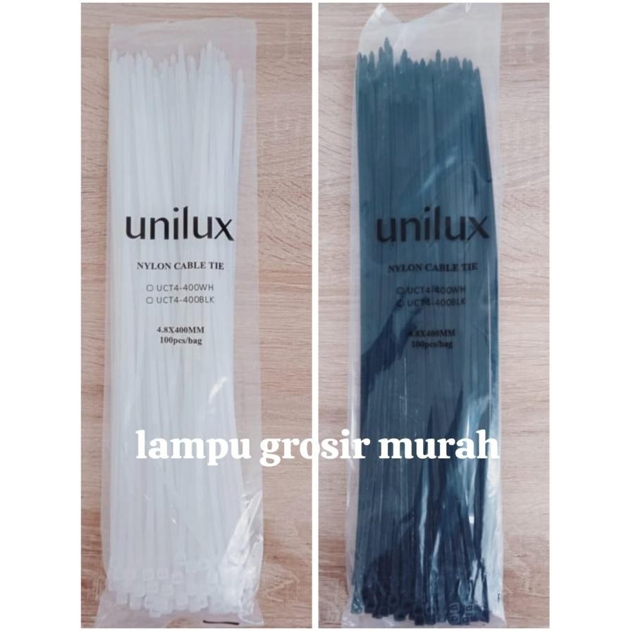 

ready KABEL TIES CABLE TIE 4,8x400mm 4.8 x 400 mm KUALITAS BAGUS - Putih murah