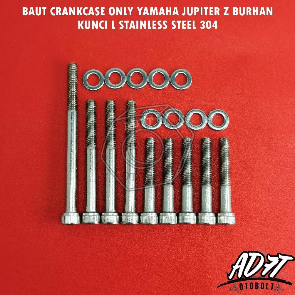 Baut Set Mesin Jupiter Z old Burhan Kunci L Stainless asli Tahan Karat murah