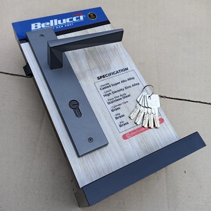 kunci pintu rumah besar BELLUCCI top brand