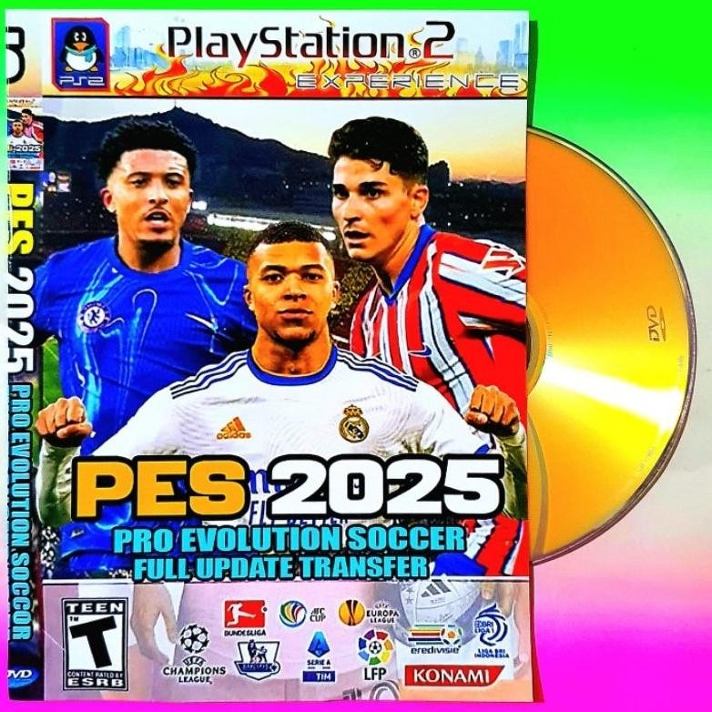 KASET VIDEO GAME PLAYSTATION 2 BOLA PES 2024 FUUL TRANSFER TERBARU -GAME PS2 GAME BOLA PES TERBARU-K