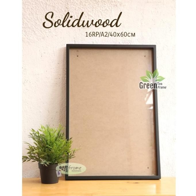 TERLARIS Frame foto / pigura 40x60 cm 16RP/A2 3d Soliwood (tanpa rongga) hitam