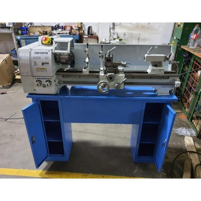 Mesin Bubut CQ 6125 X 750 Long 75 Cm ( Bench Lathe ) murah