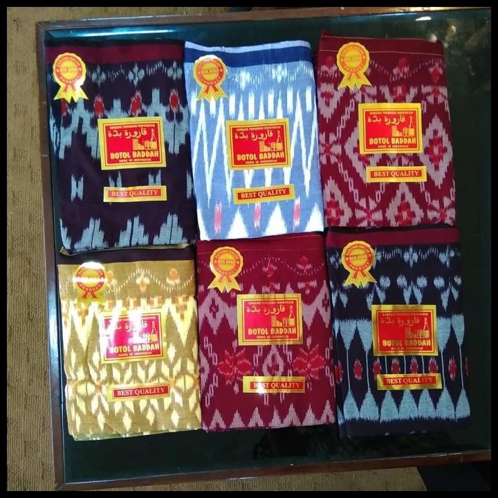 Sarung Tenun Goyor Botol Baddah Atbm Tegal Harga Promo