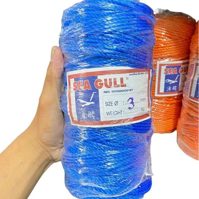 

Tali Tambang 3Mm 200 Meter Seagull - Tali Tambang Pe 3 Mili - Tali Kenur - Tali Pertanian - Tali Bangunan Co