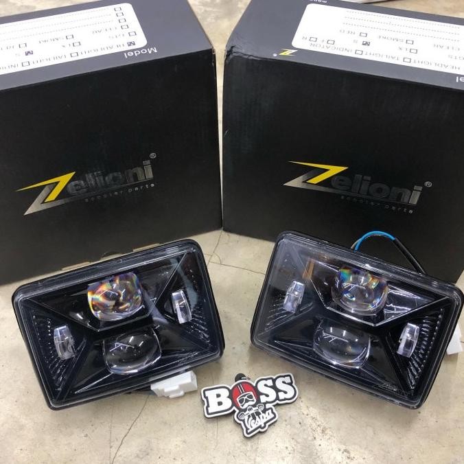 HEADLAMP LED DAYMAKER ZELIONI SMOKE VESPA S