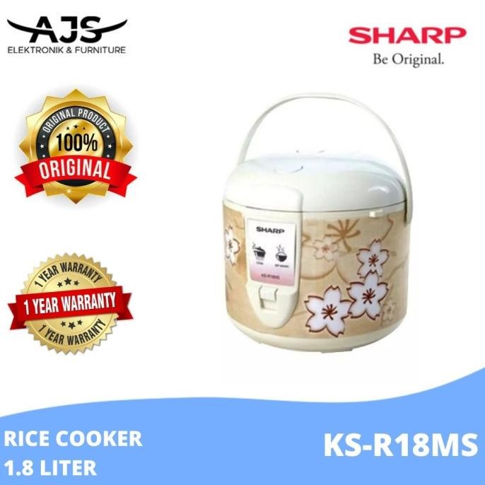 Promo Sharp Rice Cooker 1.8Lt Ksr18Ms