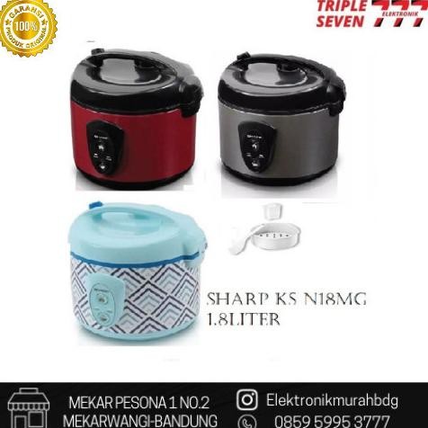 Grosir Rice Cooker Sharp Ksn 18 Mg / Sharp Magic Com 1.8 Liter Ksn-18Mg
