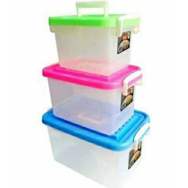 Container Box Hongta 9 ltr 16 ltr 25 ltr Box Penyimpanan Mini Kecil