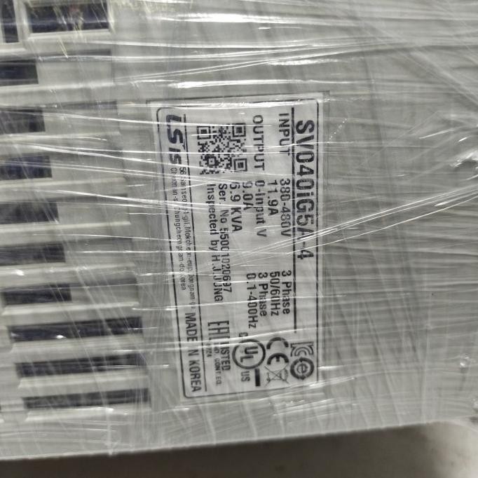 Inverter Ls Ig5A Type Sv040Ig5A-4 Kapasitas (4Kw 380 Vac Normal Mulus New Stok