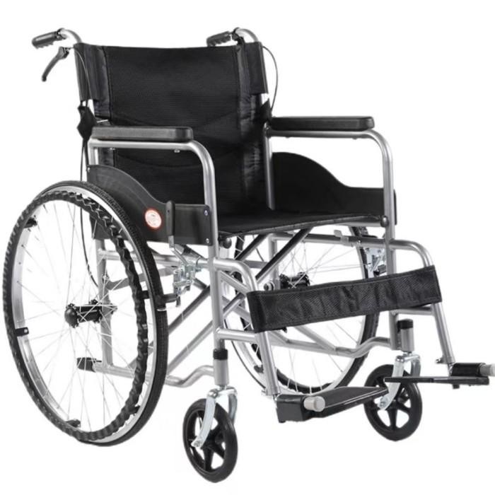 Kursi Roda Lipat Traveling Wheelchair Armrest Ajustable