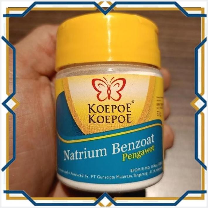 

[LAP] NATRIUM BENZOAT 33GR(PENGAWET) KOEPOE KOEPOE