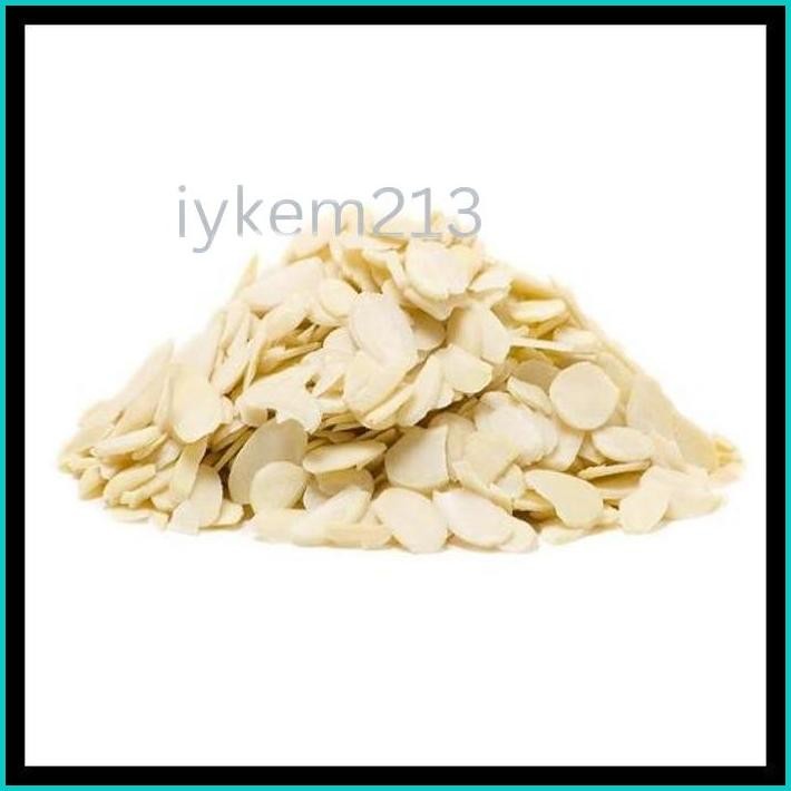 

ALMOND SLICE MENTAH 100GR REPACK PREMIUM USA