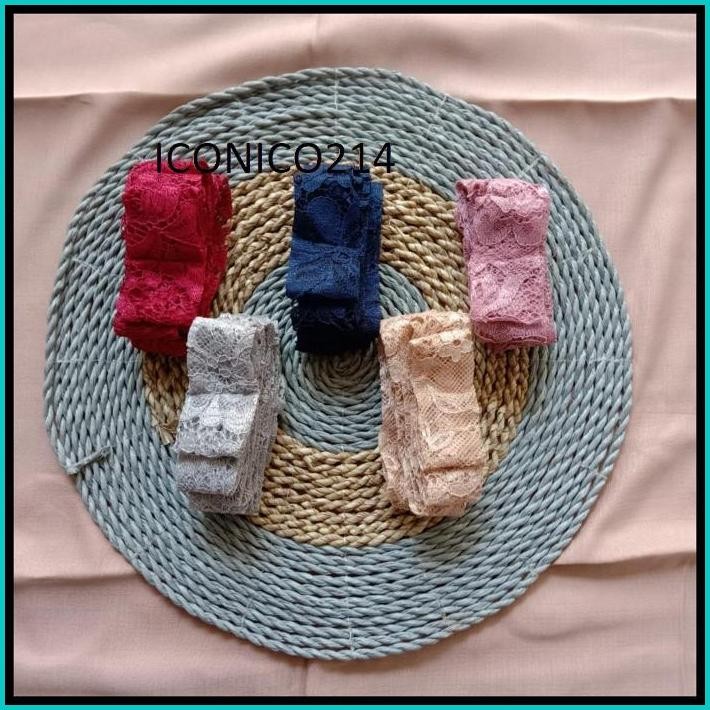 OBI KEBAYA MODERN BROKAT / TALI IKAT PINGGANG PITA BRUKAT / BELT KEBAYA ANEKA PILIHAN WARNA