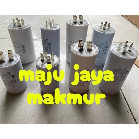 Sale Kapasitor Pin Kaki 4 Colok 80 Mf Isco