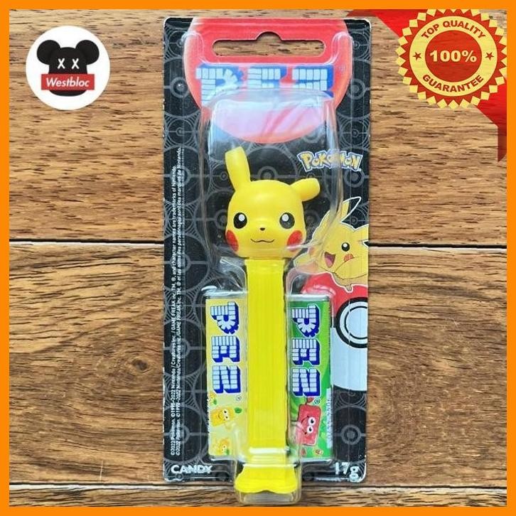 

[WES] PIKACHU POKEMON X PEZ DISPENSER CANDY - PROMO CENTER CARD TCG JEPANG