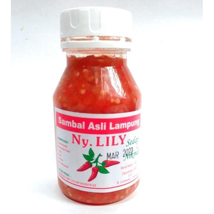

Sale Sambal Asli Lampung Ny. Lily - 350 Gr