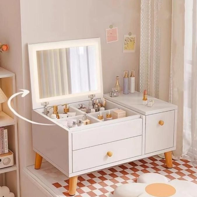 Meja Rias Minimalis Meja Rias Lampu LED