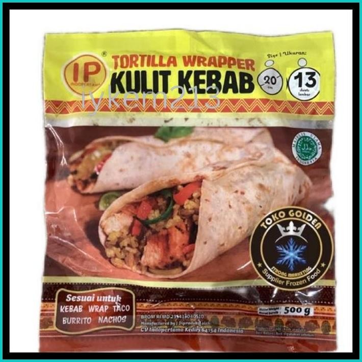 

IP TORTILLA WRAPPER KULIT KEBAB 20CM 500GR