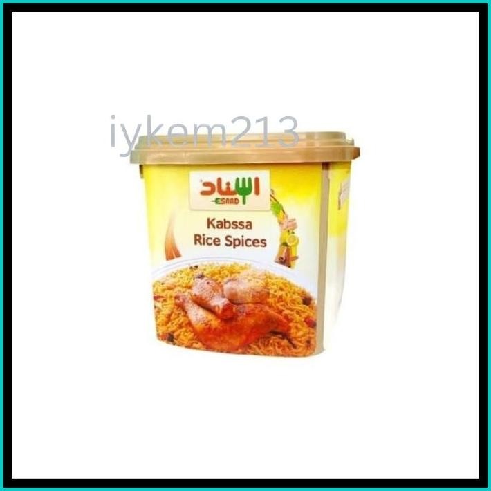 

BUMBU MASAKAN ARAB UNTUK NASI KEBULI ESNAD KABLI RICE & BERYANI SPICES 200G (BRIYANI) BPOM HALAL